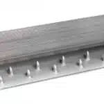 R3715(S)-Alu-dubbelstrip-met-kap-7,7-mm-geborsteld-nikkel